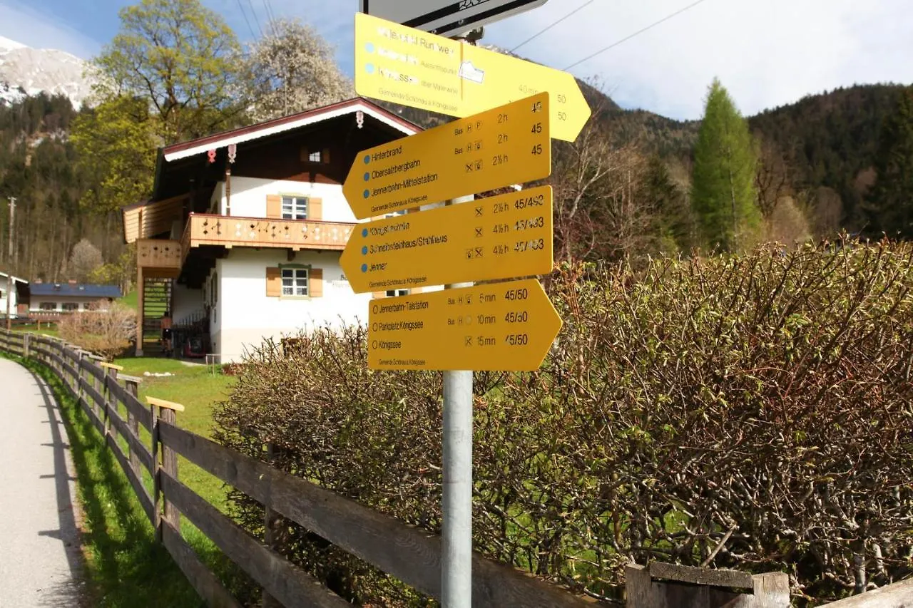 Apartamento Ferienwohnung Alpenblume Koenigssee Schönau am Königssee